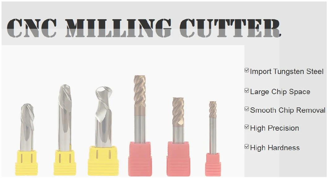CNC Milling Cutting Tools Aluminium Cutting Bit Milling Carbide Tool End Mill