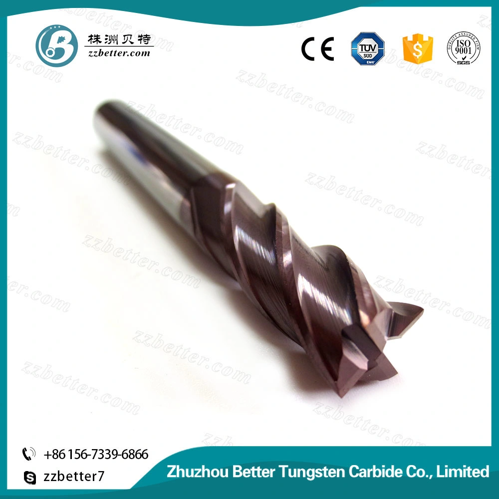 Zzbetter High Quality Carbide End Mills for Aluminum
