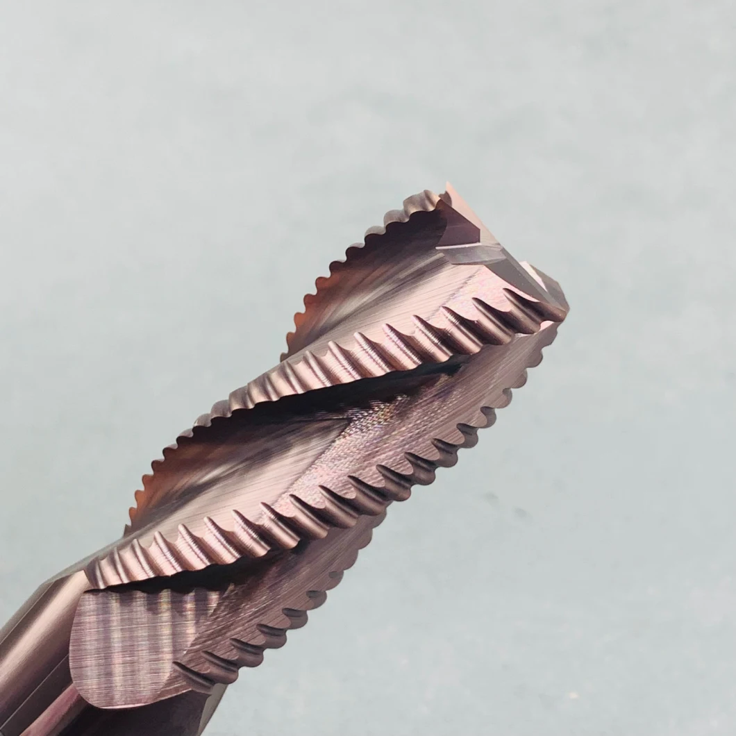 Gw-Carbide High Hardness Solid Carbide Cutter HRC65 Roughing End Mill for Steel and Woodworking