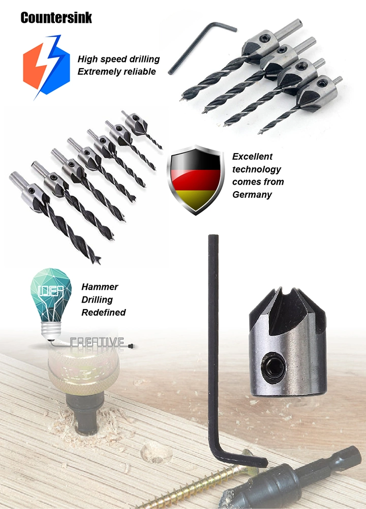 Wood Countersink for Wood Drill Bits