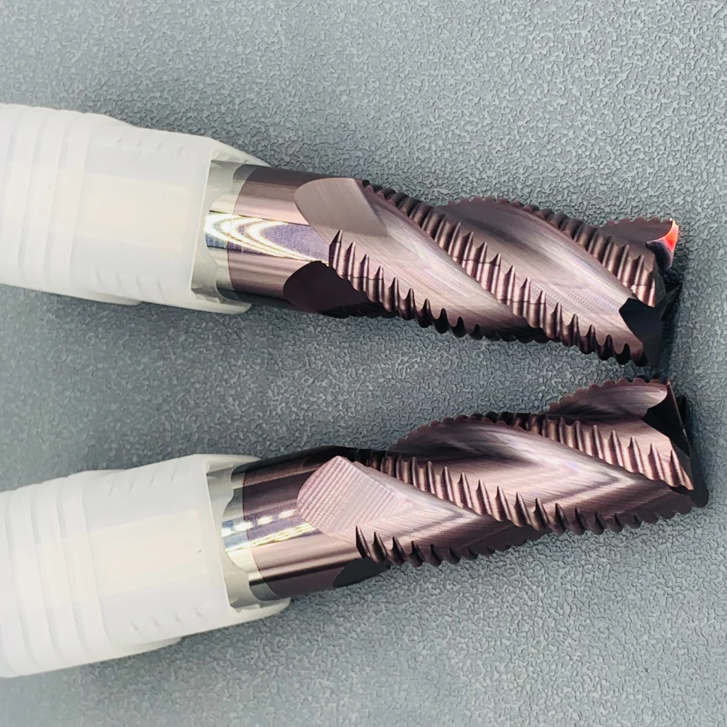 Gw-Carbide High Hardness Solid Carbide Cutter HRC65 Roughing End Mill for Steel and Woodworking