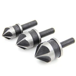 Five Flute Chamfer Debur Countersink 1/4&quot; Hex