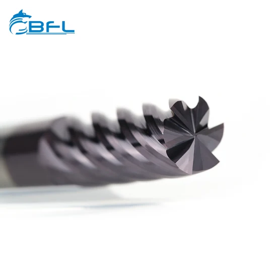 Bfl Tungsten Carbide 6 Flute Finishing Milling Cutter 6 Flute Finish End Mills for CNC