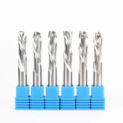 1-4 Flutes End Mill for Acrylic Aluminum Wood Cut Router Bit Single Edge Endmill