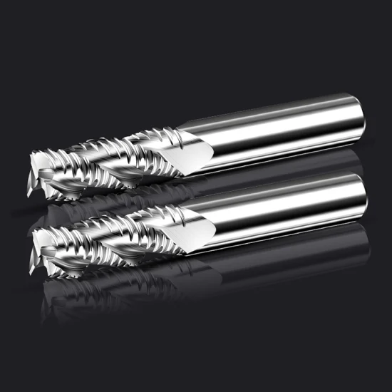 Weix End Mills for Roughing Machining HRC 45 4 Flute Roughing End Mill for Stainless Steel